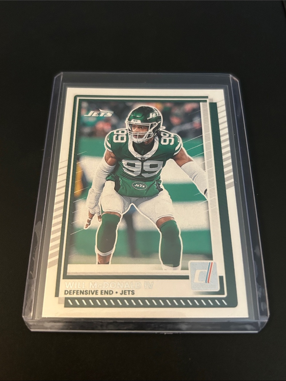 Panini Green and White New York Jets Football Card